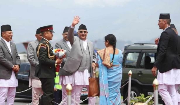 प्रधानमन्त्री ओली अमेरिका भ्रमण पूरा गरी स्वदेश फिर्ता