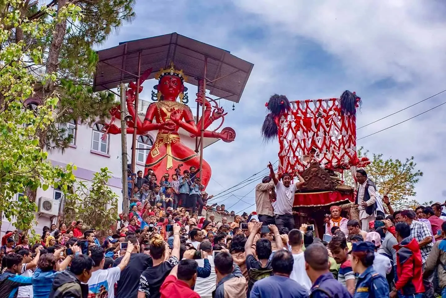 बनेपामा प्रसिद्ध चण्डेश्वरी जात्रा सुरु