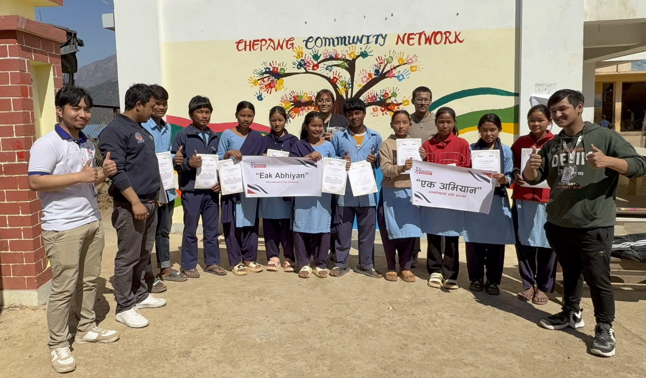 रक्सिराङ्ग गाउँपालिकामा चेपाङ समुदायलाई नेटवर्क हस्तान्तरण सम्पन्न