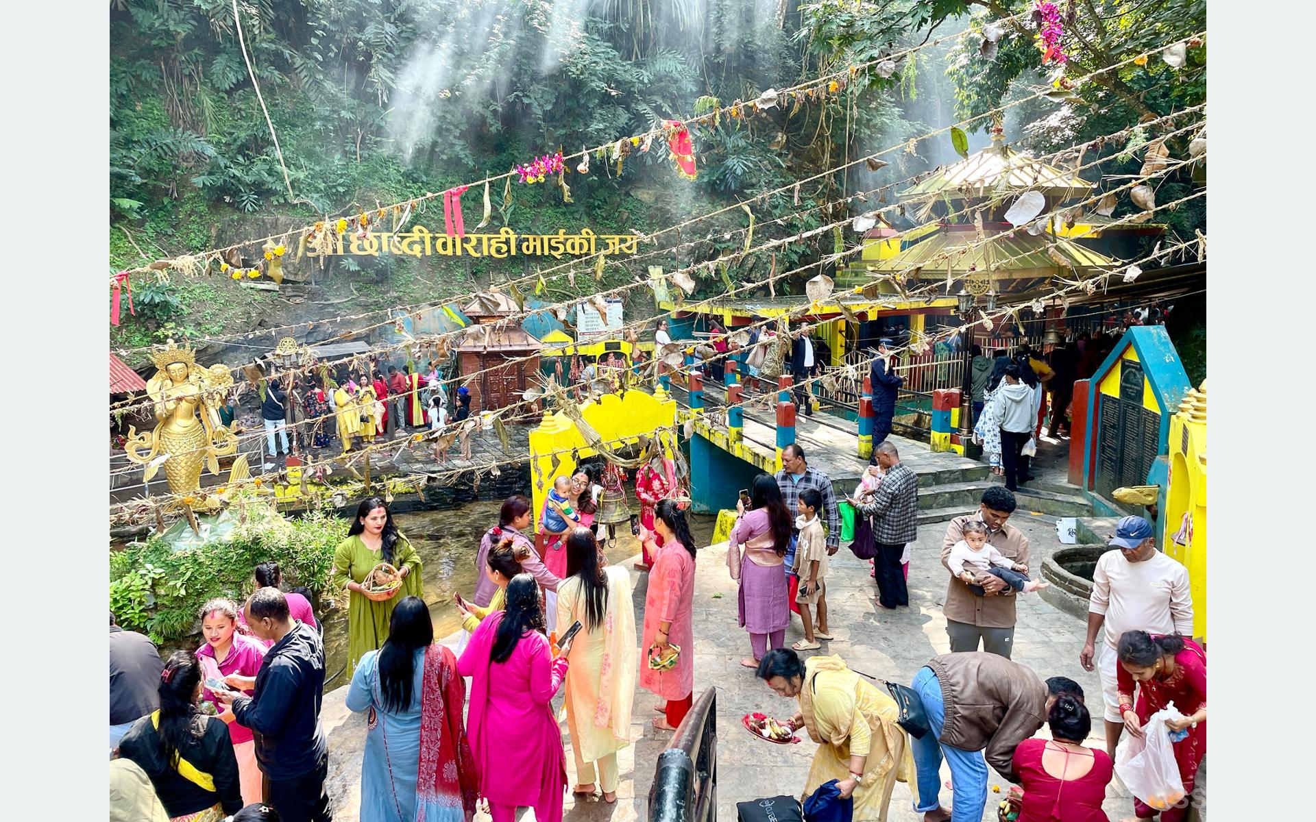 तनहुँको ‘छाब्दीबाराही’ धार्मिक पर्यटकीय गन्तव्य बन्दै