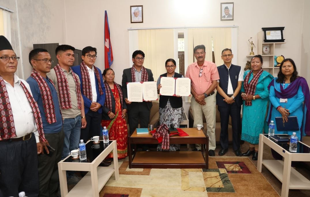 डोल्पाको मुड्केचुला गाउँपालिका र भरतपुर महानगरपालिकाबीच भगिनी सम्बन्ध कायम