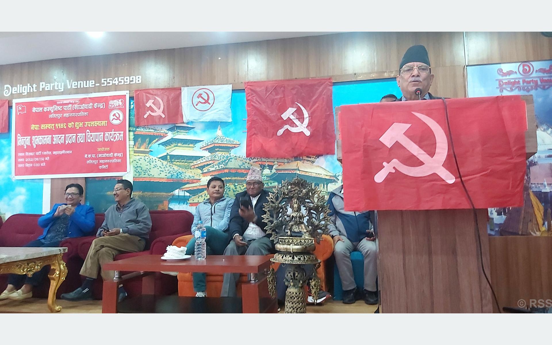असाधारण र जटिल परिस्थितिमा पार्टीको भूमिका बढेको छ : प्रचण्ड