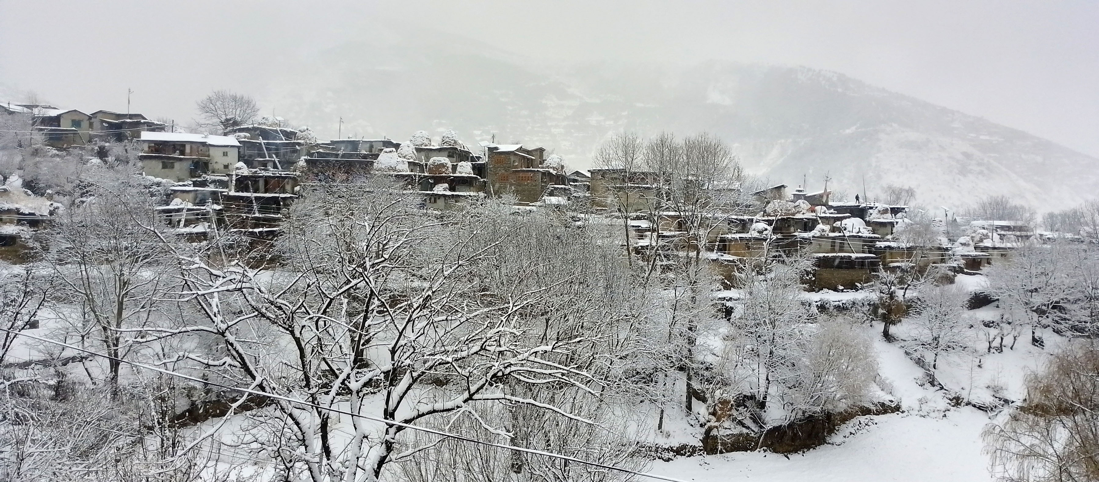 हुम्लामा हिमपात (तस्बिर)