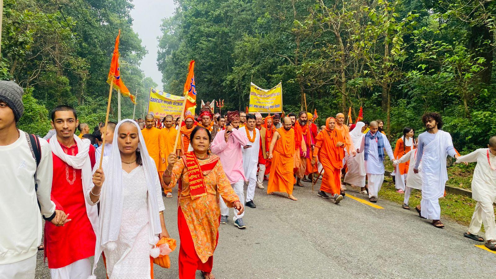 देवघाटधाम गण्डकी परिक्रमा महोत्सव सुरु, तीन हजारभन्दा बढीको सहभागिता