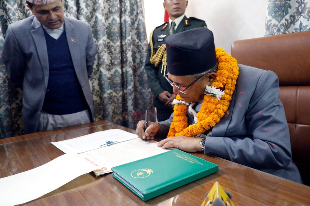 सभामुखद्वारा बजेटसम्बन्धी विधेयक प्रमाणित