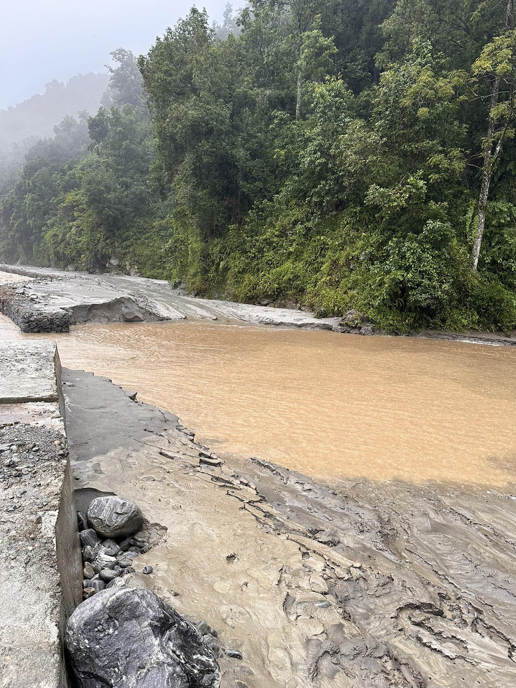 सडकमा क्षति