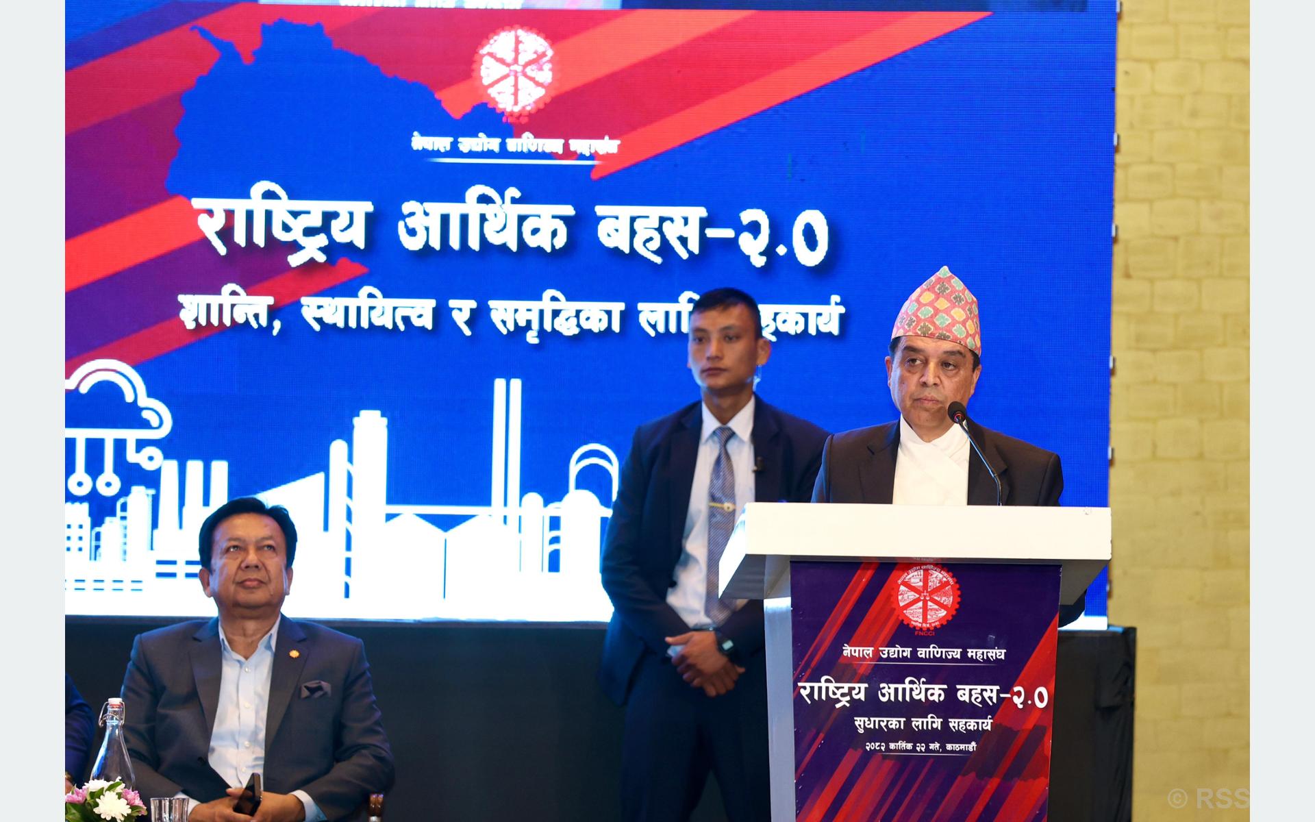 निजी क्षेत्रको मनोबल बढाउन सरकारले विशेष पहल गर्नुपर्छ : चन्द्र ढकाल