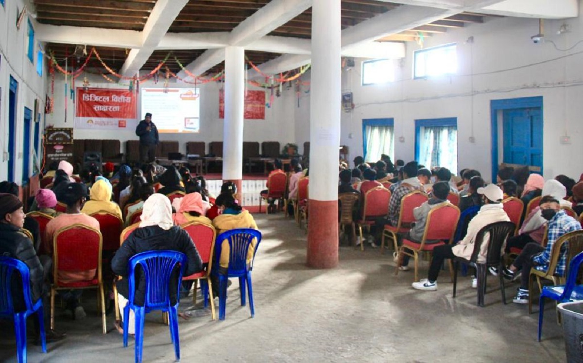 सनराइज बैंकको डिजिटल वित्तीय साक्षरता कार्यक्रम जुम्लाबाट सुरू