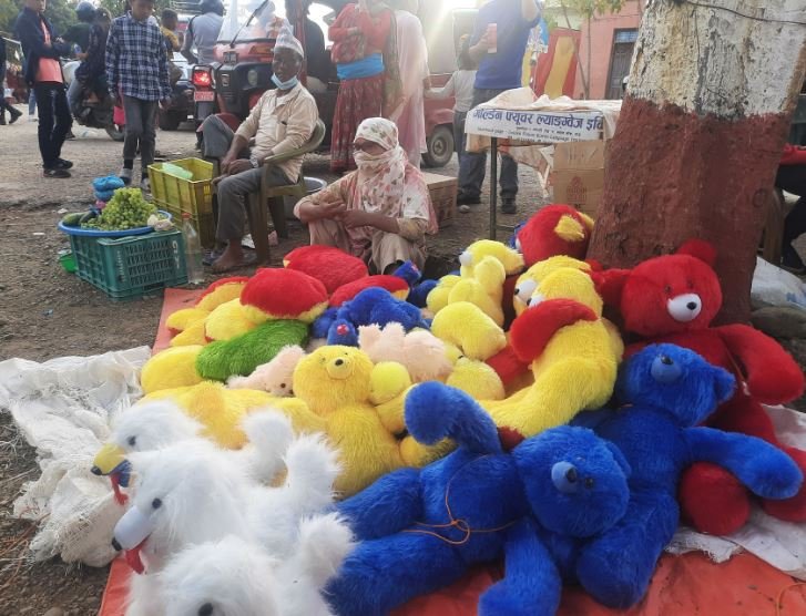 स्थानीय स्तरमै बनाएका गुडिया