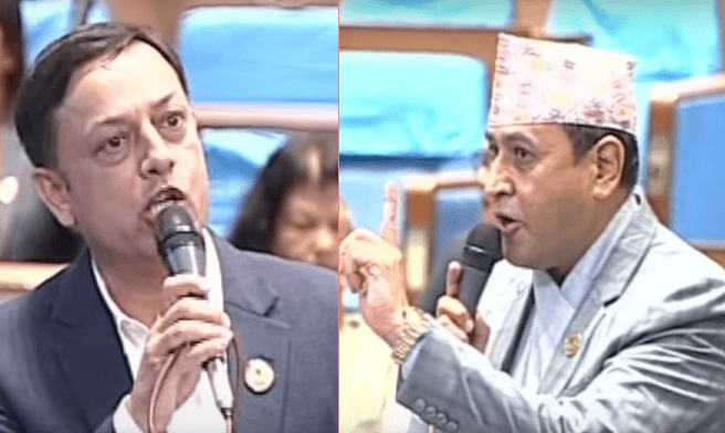 संसदमै व्यक्तिगत आरोप प्रत्यारोपमा उत्रिँदै सांसदहरु, घडी काण्डदेखि मन्त्रीको पिए बनेर जेल गएको आरोपसम्म