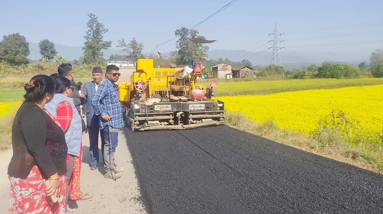 कालोपत्र सडकले जोडियो दुम्किबास–सर्दी, हट्यो वर्षौदेखिको दुःख