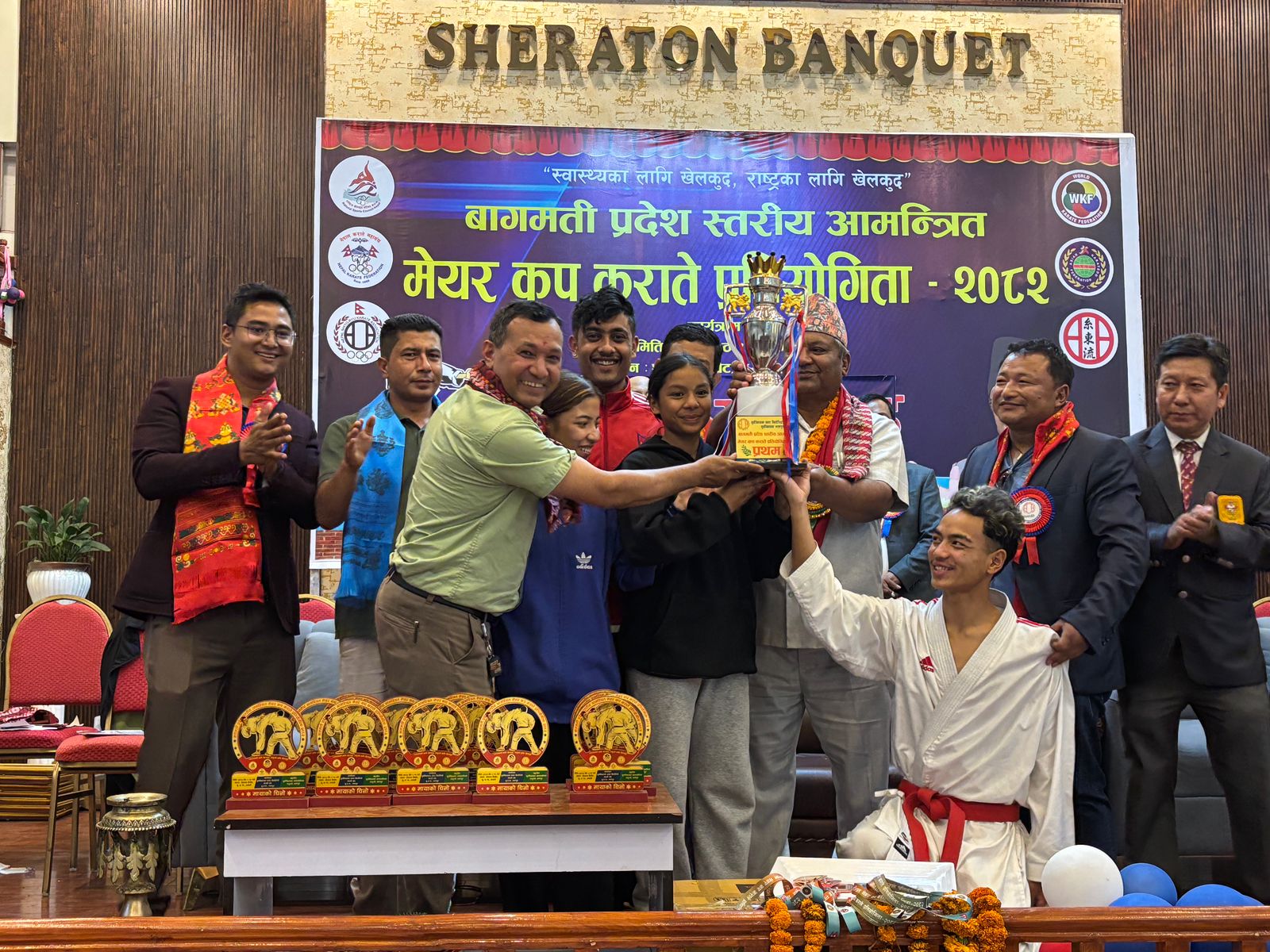 बागमती प्रदेशस्तरीय कराँते प्रतियोगिताको उपाधि सूर्यविनायकलाई
