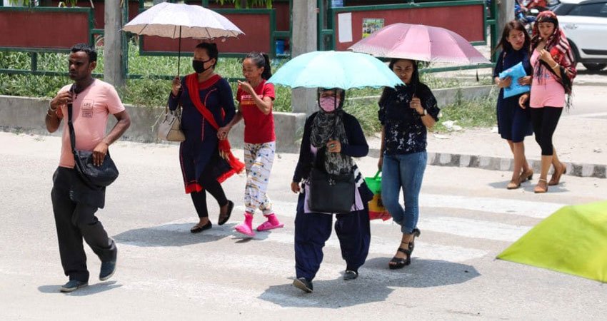 बढ्न थाल्यो सहरी क्षेत्रमा तापक्रम