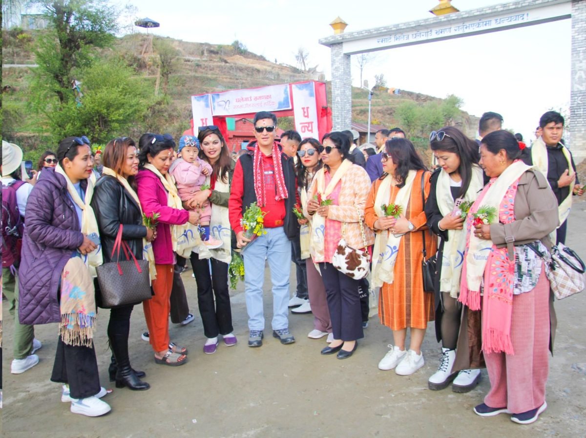 नेशनल लाइफको “घलेगाउँ भ्रमण कार्यक्रम ” सम्पन्न