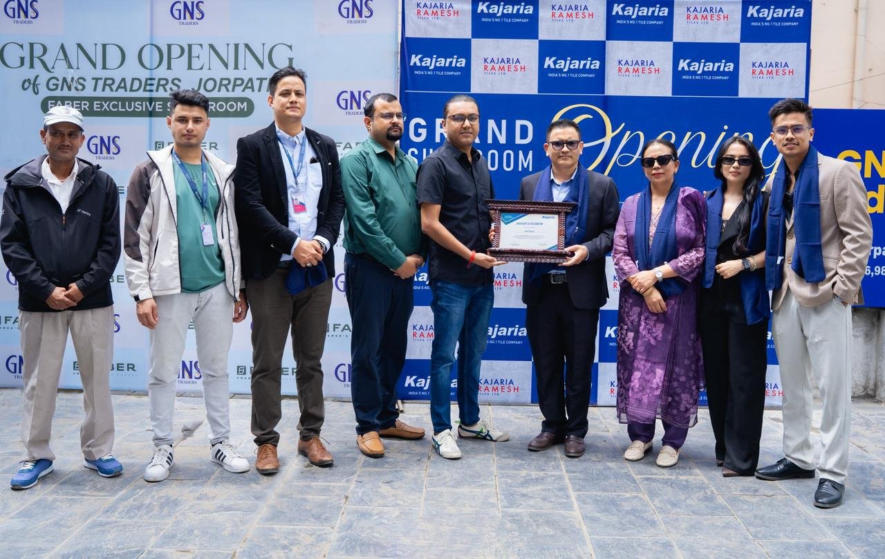 काठमाडौंको जोरपाटीमा कजारियाको नयाँ शोरूम उद्घाटन
