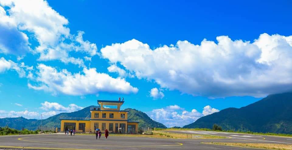 दुई महिनादेखि उडान विहिन भैरहेको रेसुङ्गा बिमानस्थल