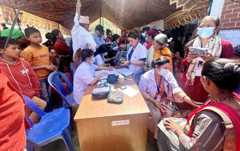 गरिमा  बैंकको स्वस्थ्य शिविर कार्यक्रम सम्पन्न
