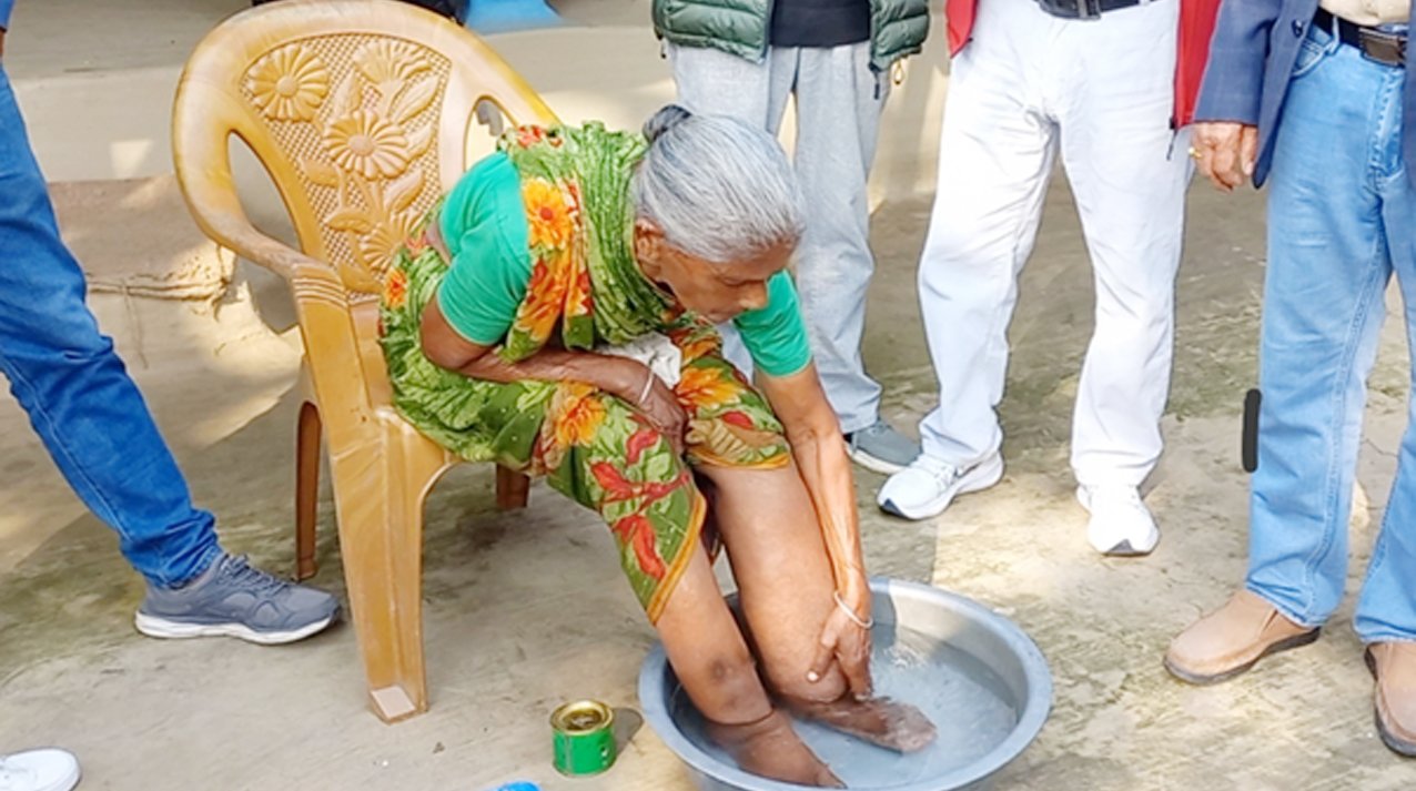 स्वयंसेवा तालिमले सहज बन्दै हात्तीपाइलेपीडितको दैनिकी