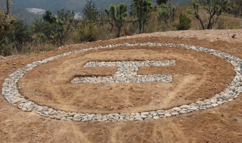 नेपाली सेनाद्वारा अछामको बर्दादेवी डाँडामा ‘हेलिप्याड’ निर्माण