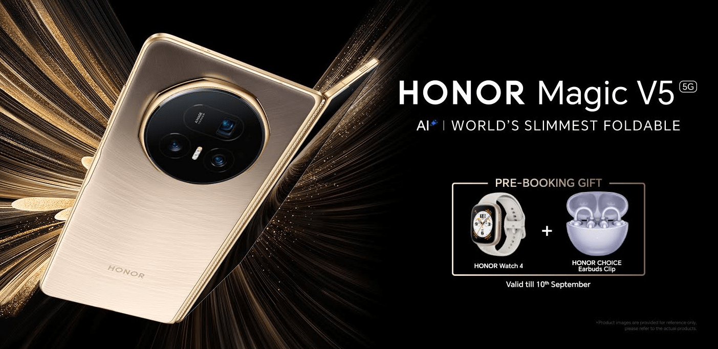 पातलो फोल्डेबल स्मार्टफोन–HONOR Magic V5 को प्रि–बुकिङ सुरु