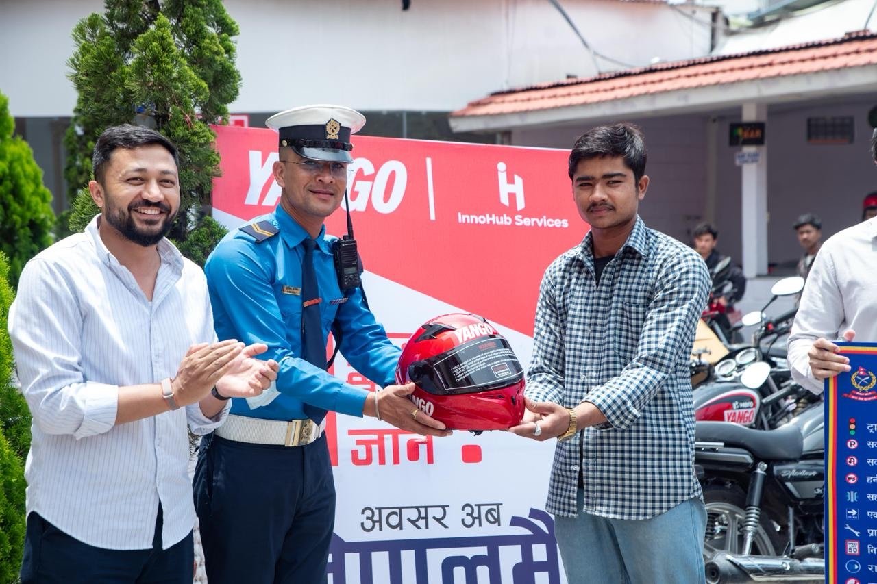 याङ्गो राइडले नेपाल ट्राफिक प्रहरीसँग मिलेर सडक सुरक्षा कार्यक्रम सम्पन्न