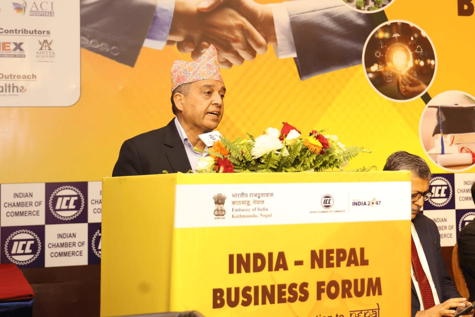 भारतीय लगानीकर्तालाई नेपालको ऊर्जा र पर्यटनमा लगानी गर्न अध्यक्ष ढकालको आग्रह