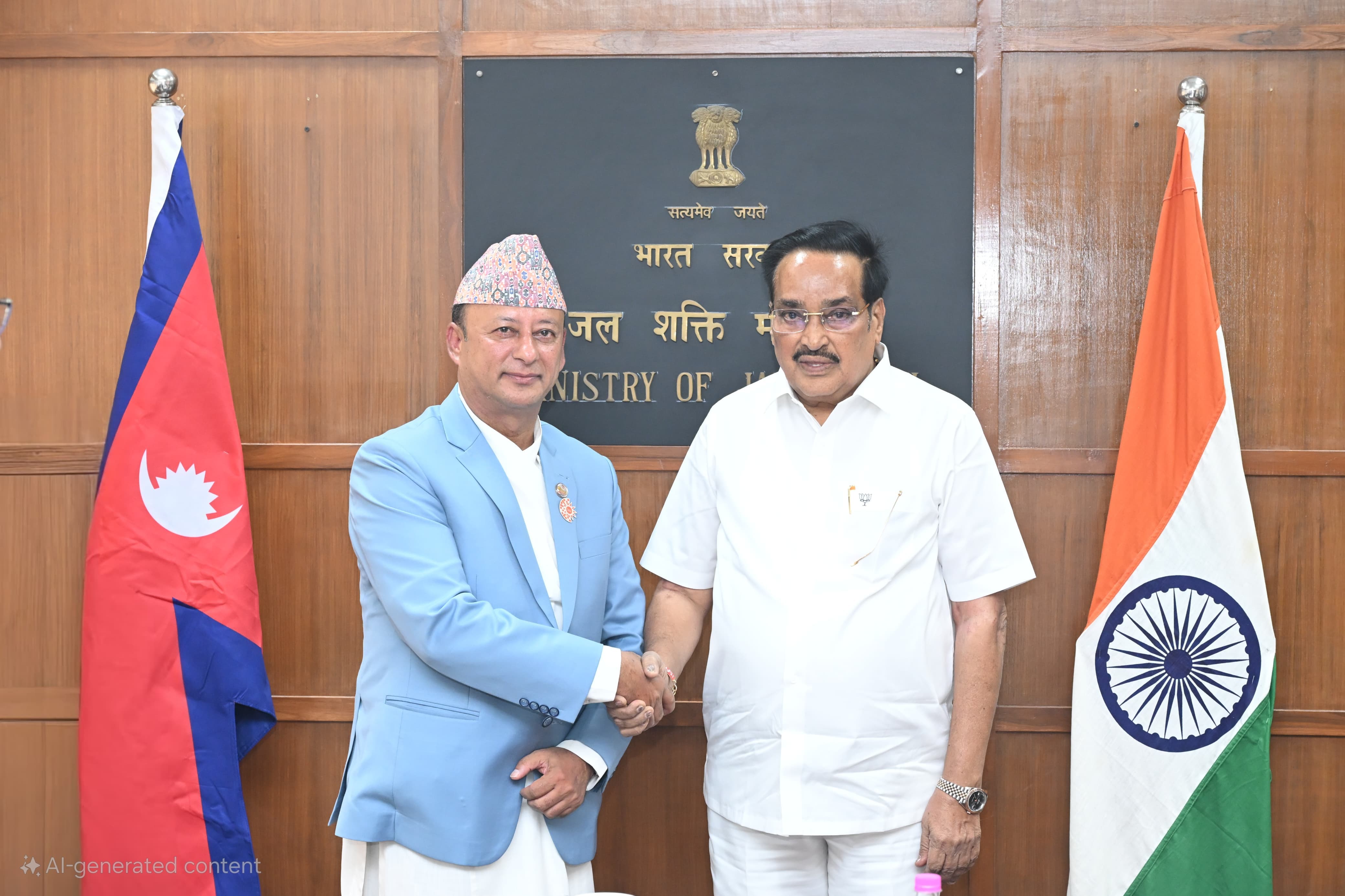 भारतीय जलशक्तिमन्त्रीसँग ऊर्जामन्त्रीको भेट, पञ्चेश्वरको ‘डिपिआर’ शीघ्र पूरा गर्न आग्रह