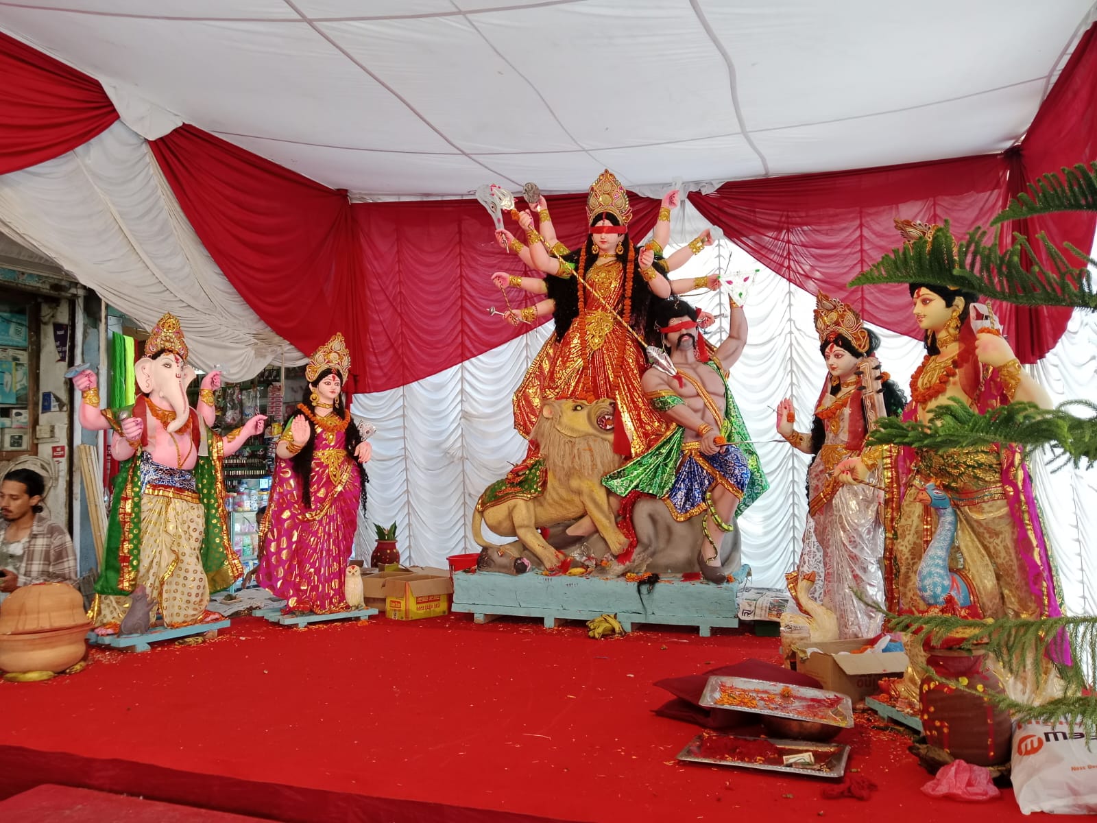ललितपुरमा देवीको प्रतिमा राखियो, दर्शनार्थीले अवलोकन एवं दर्शन गर्न सक्ने
(तस्वीरहरु)