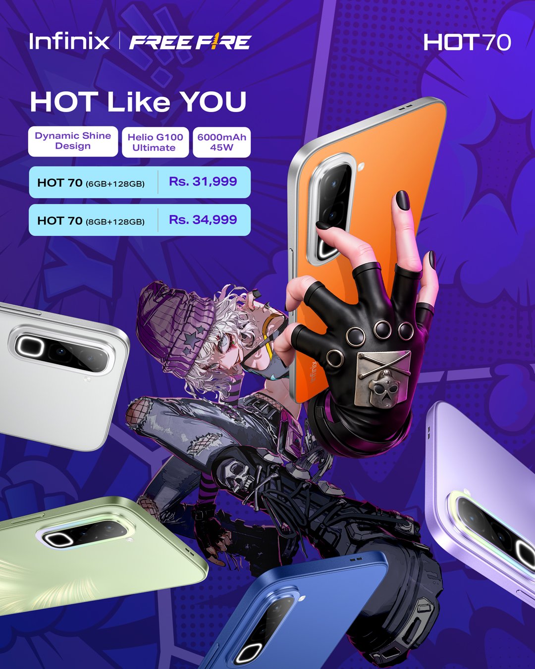 नेपालमा Infinix HOT 70 सार्वजनिक, ०% EMI मा मासिक रु. १,६०० देखि किन्न सकिने