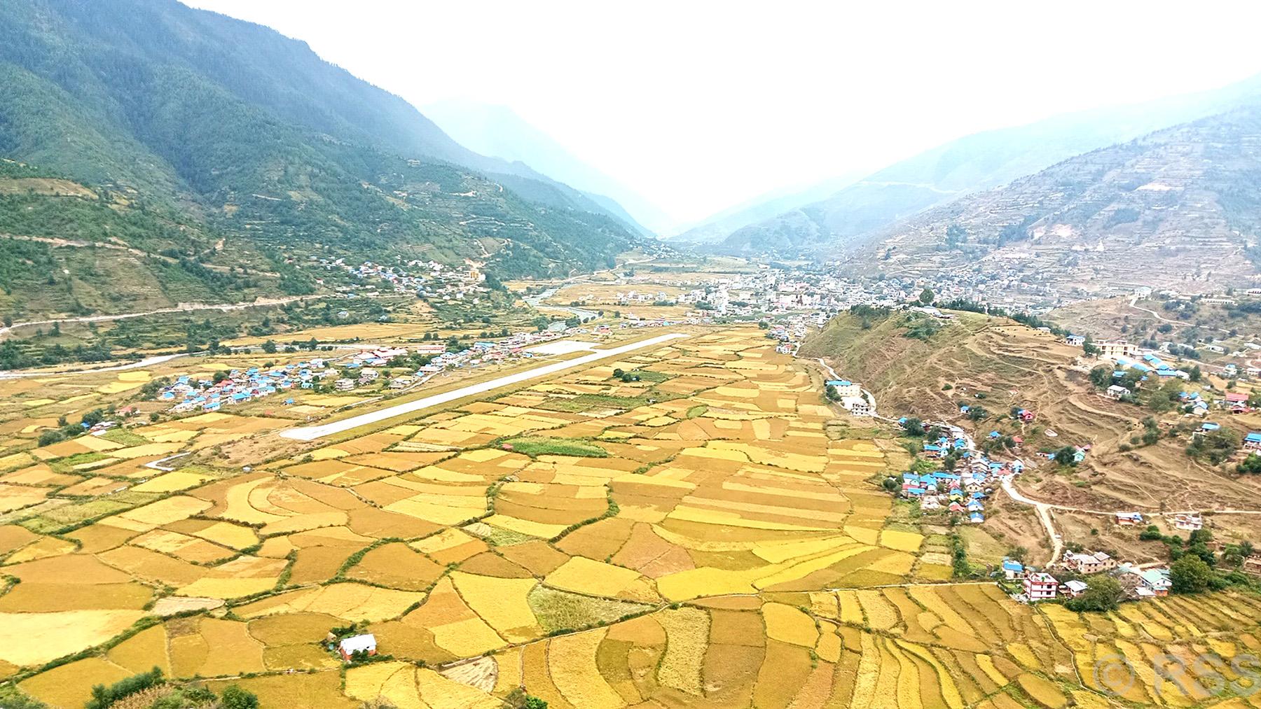 जुम्ला विमानस्थल र मार्सीधान फाँट (तस्बिर)