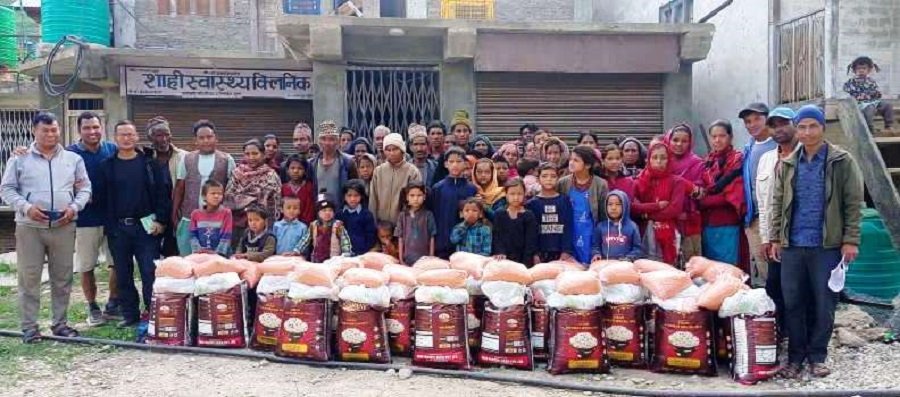 पाँच सयभन्दा बढी बालबालिकालाई खाद्यान्न सहयोग