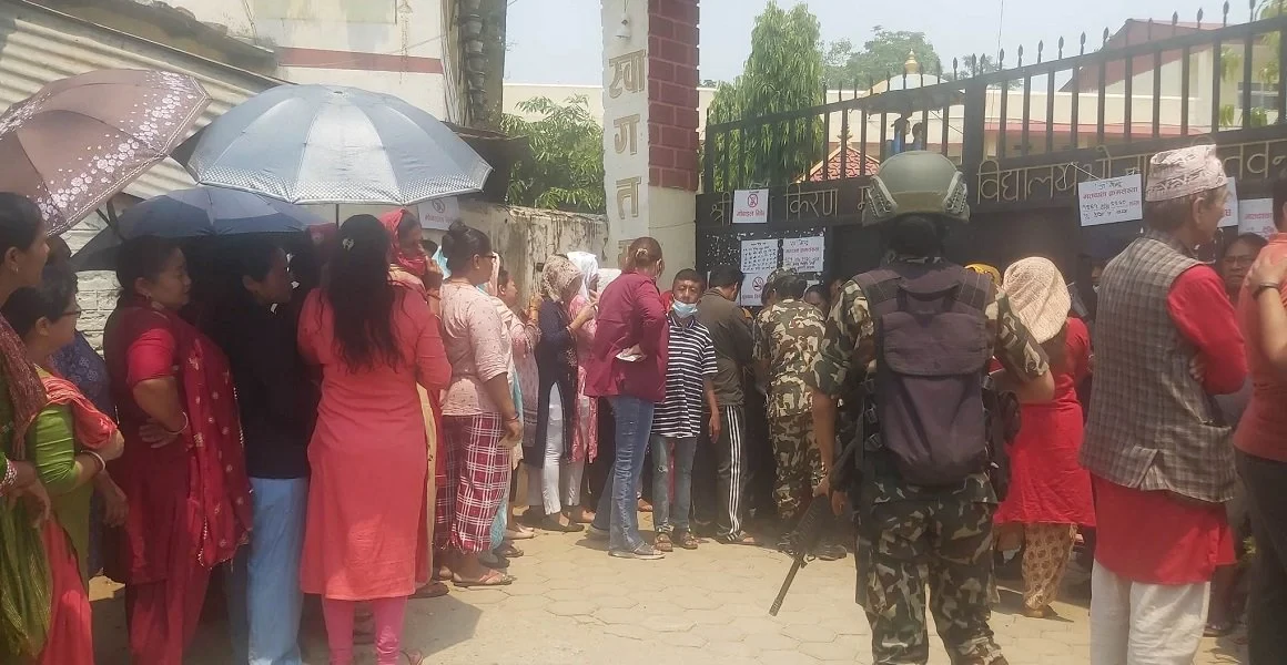 नयाँ किरण कमलकुसुम मतदान केन्द्रमा पुनः मतदान सुरु