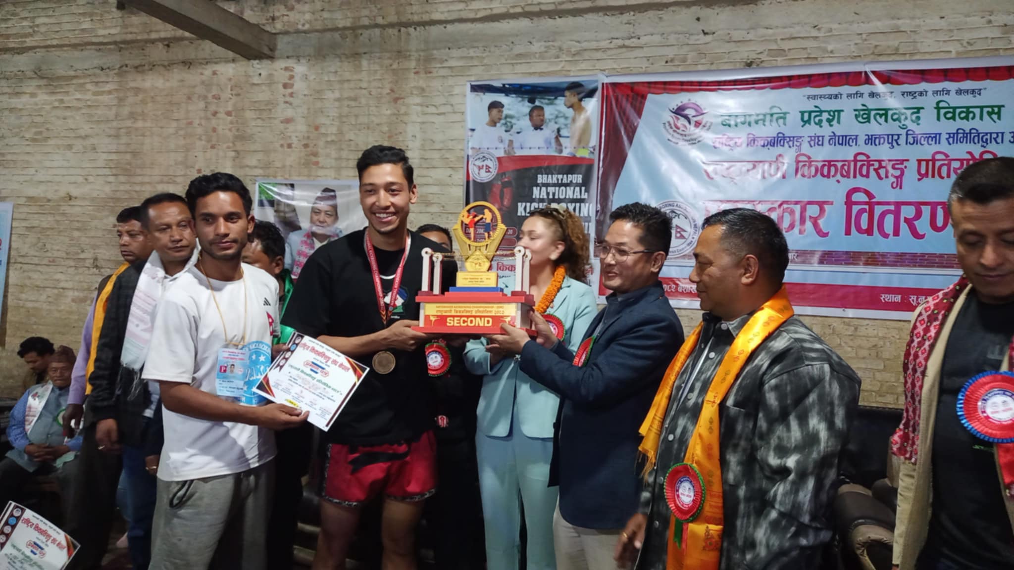 भक्तपुरले जित्यो फुल कनट्याक्ट किक बक्सिङको उपाधि