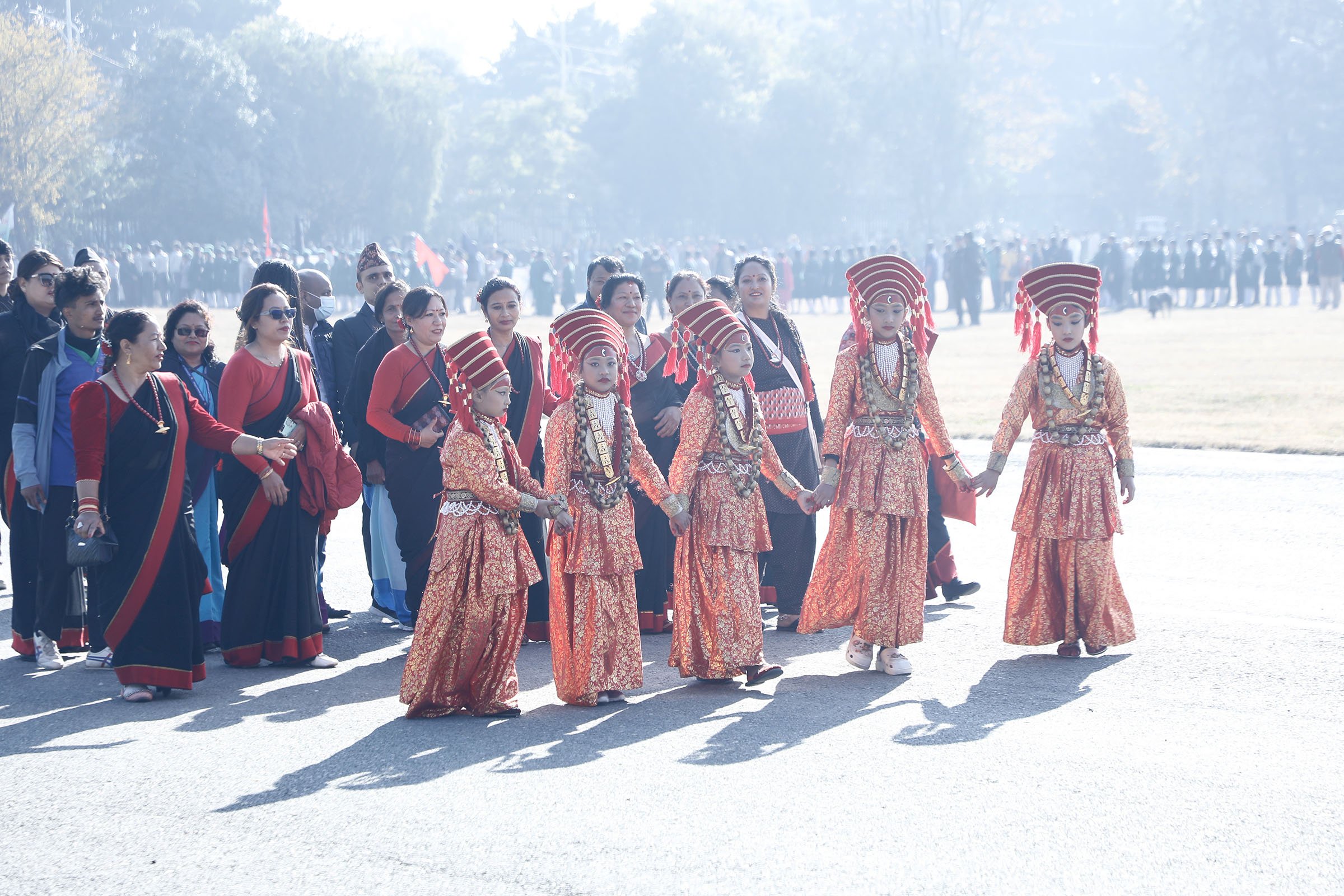 महानगर दिवस कार्यक्रममा नेवार समुदाको झाकी प्रदर्शन (तस्बिर)