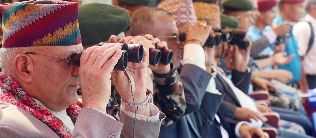 विपत् नमुना अभ्यास हेर्दै मुख्यमन्त्री  पाण्डे