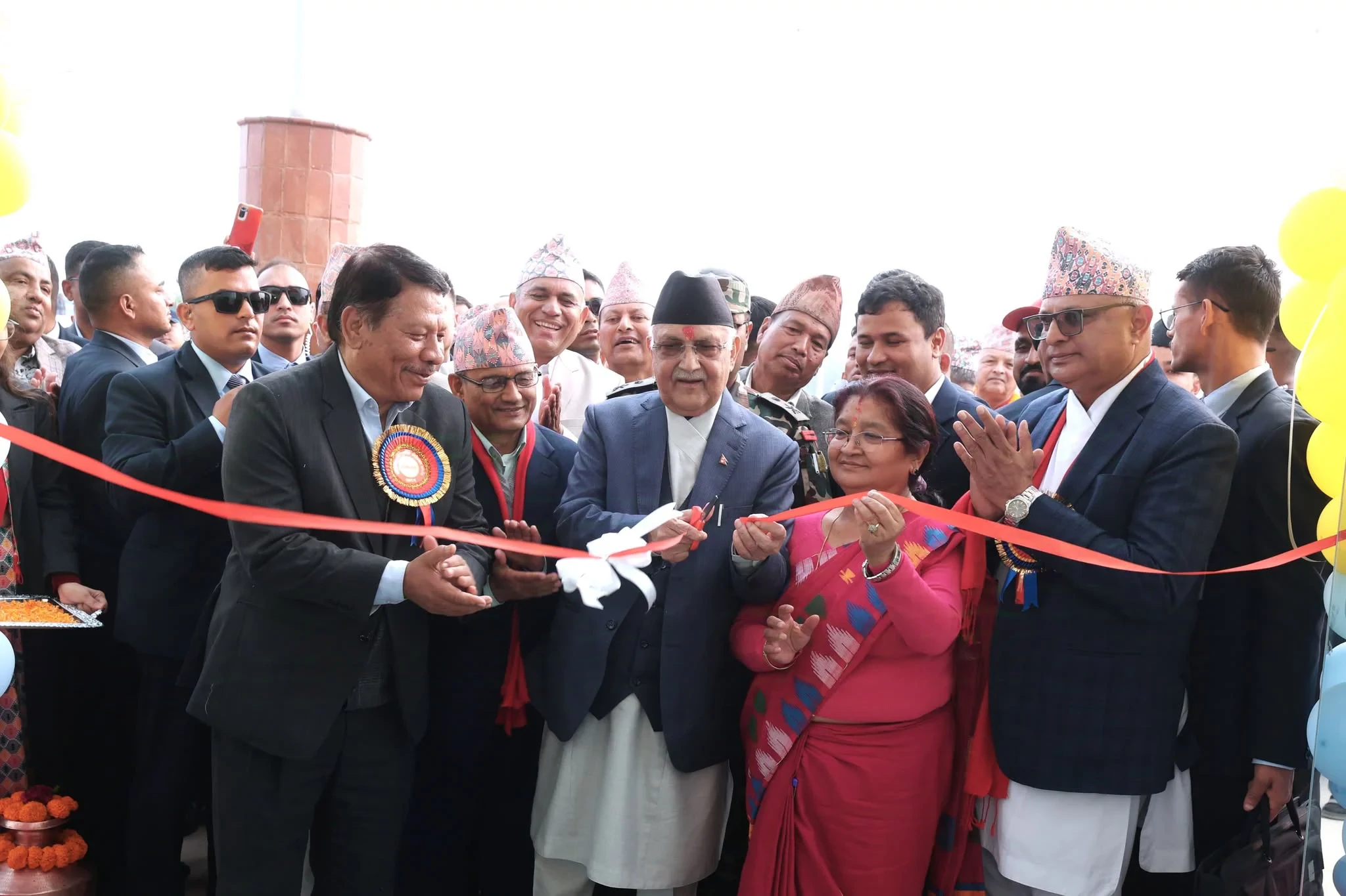 एक अर्ब ६३ करोडको लागतमा भ्यु टावर’निर्माण, प्रधानमन्त्रीले गरे उद्घाटन