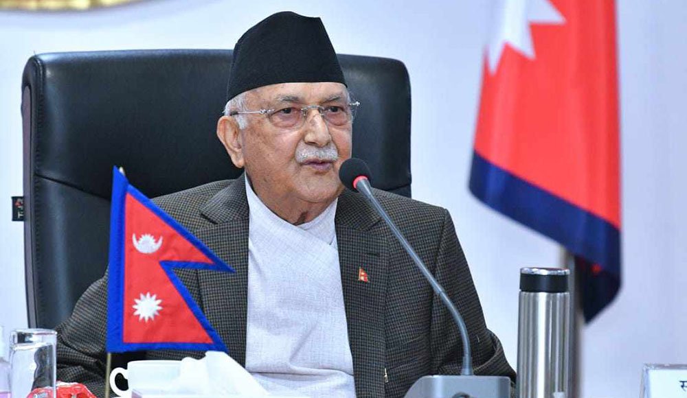 प्रधानमन्त्री ओली भन्छन् : श्रमिकको पसिनाले बाँचेको छ समाज