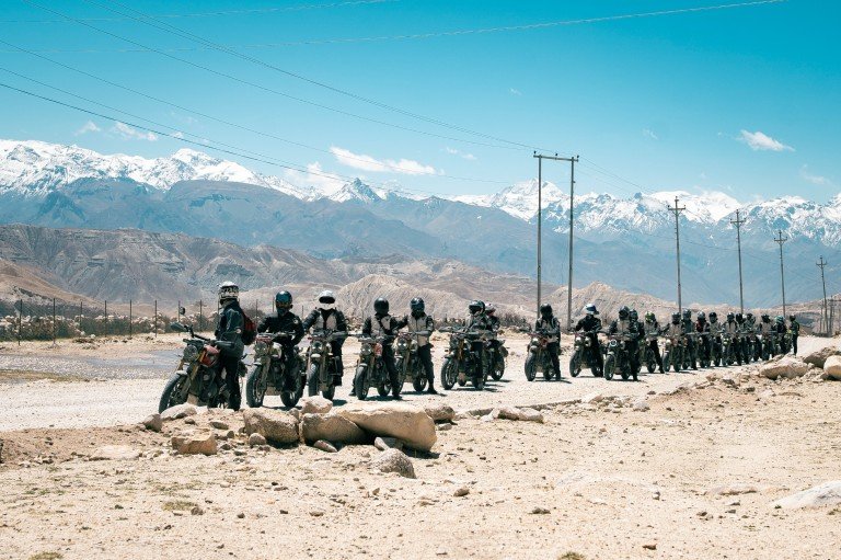 ट्रायम्फ नेपालको ‘एपिक राइड’ सम्पन्न, लो–मान्थाङ पुगे ४० राइडर