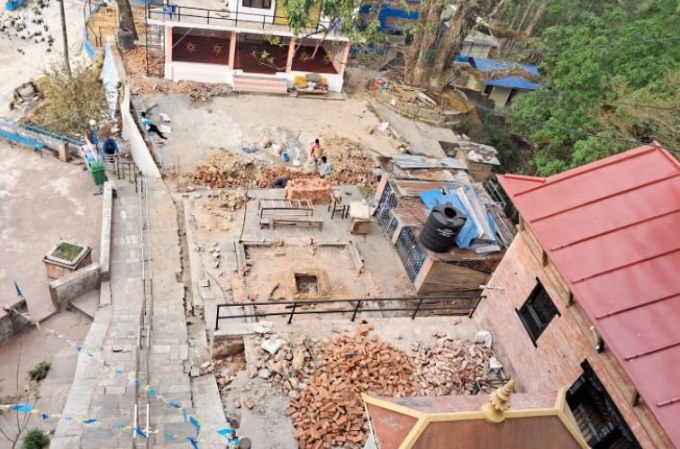 विशङ्खुनारायण  मन्दिर परिसर निर्माण