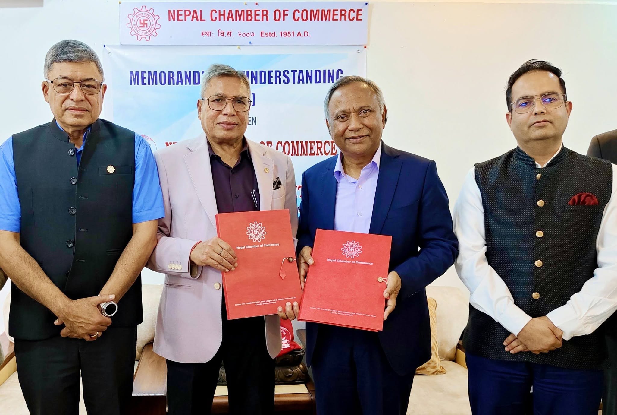 नेपाल चेम्बर अफ कमर्स र नेपाल मेडिसिटी अस्पताल बीच स्वास्थ्य सेवा सहकार्य सम्बन्धी सम्झौतापत्रमा हस्ताक्षर