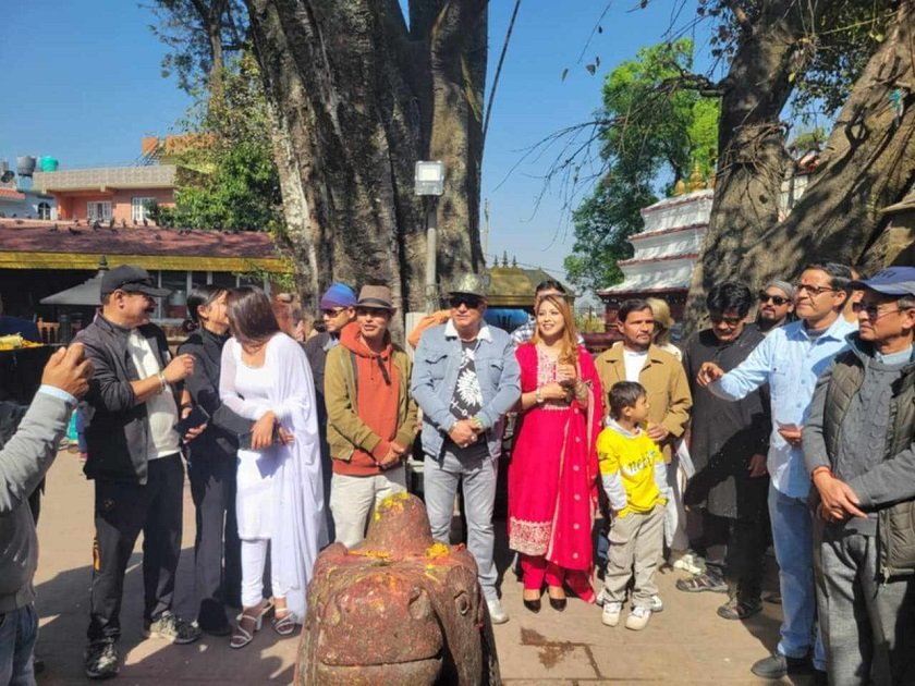 चलचित्र ‘आमा आज पनि रुन्छिन्’ को शुभमुहूर्त