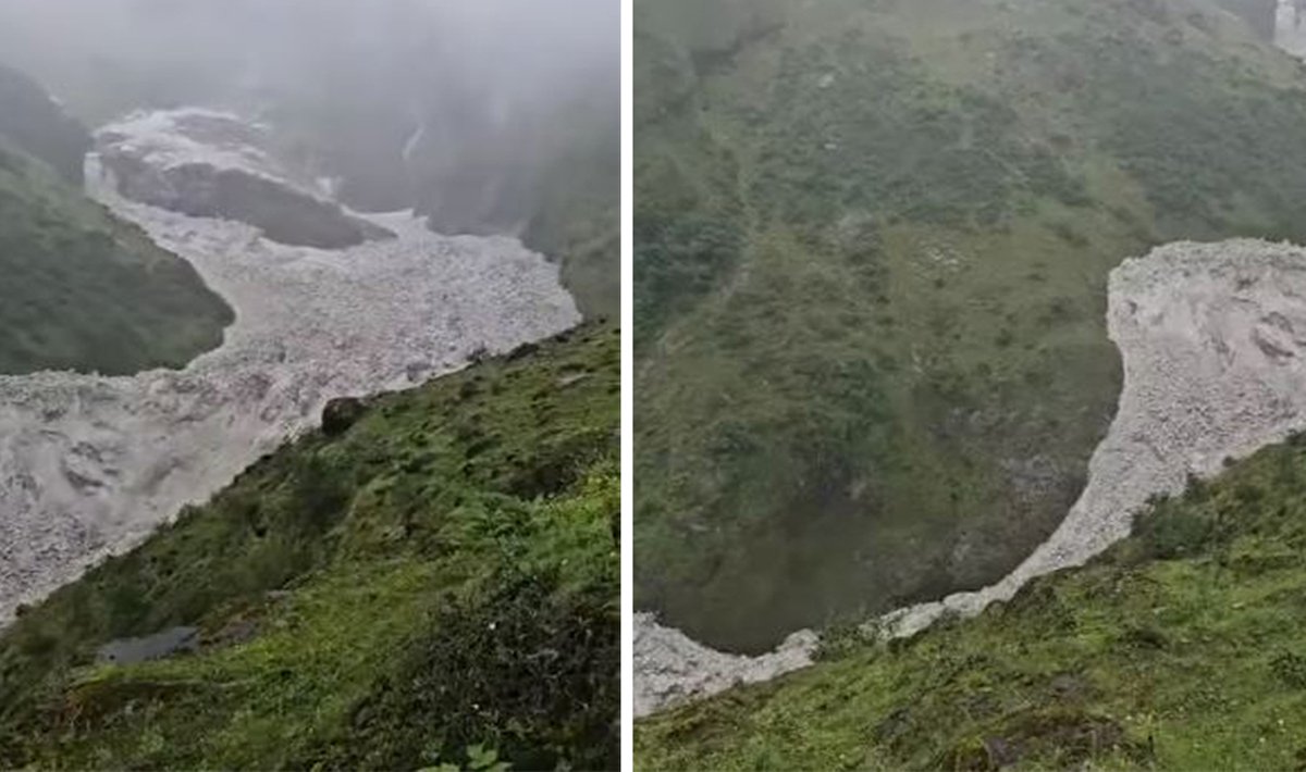 मुस्ताङको थासाङमा हिमपहिरो, जोखिममा परेकालाई सुरक्षित स्थानमा सारियो