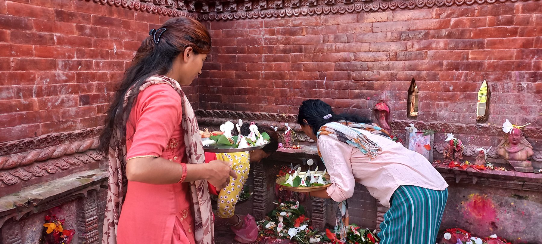 गणेश र भ्यागुताको पूजा