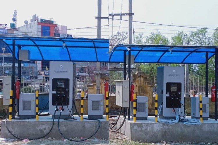 कोहलपुर बसपार्कमा बनेको चार्जिङ सेन्टर संचालनमा