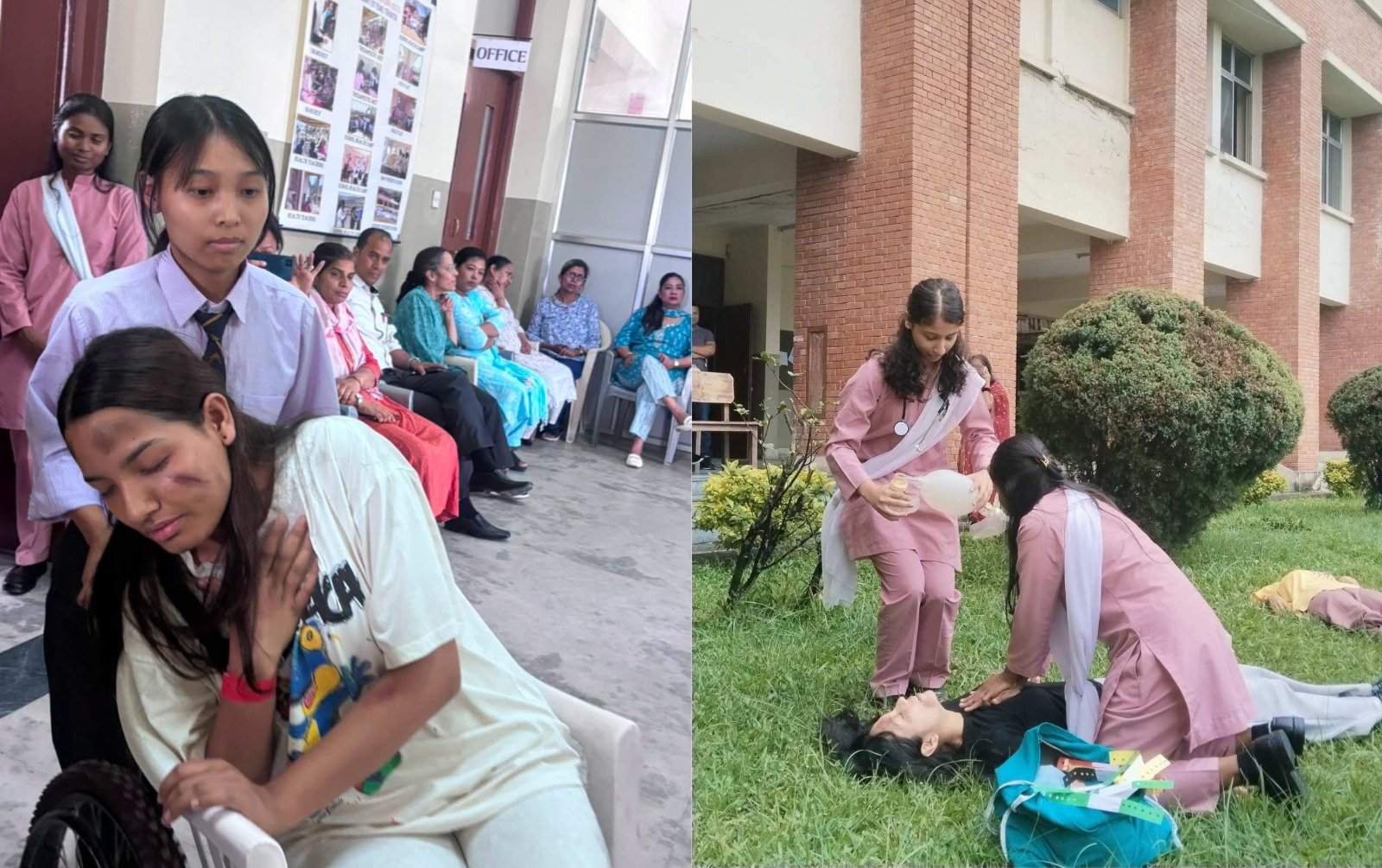 नेपाल मेडिकल कलेजका विएस्सी नर्सिङ विद्यार्थीहरूलाई ‘सिमुलेसन अन ट्रायेज म्यानेजमेन्ट’ प्रशिक्षण