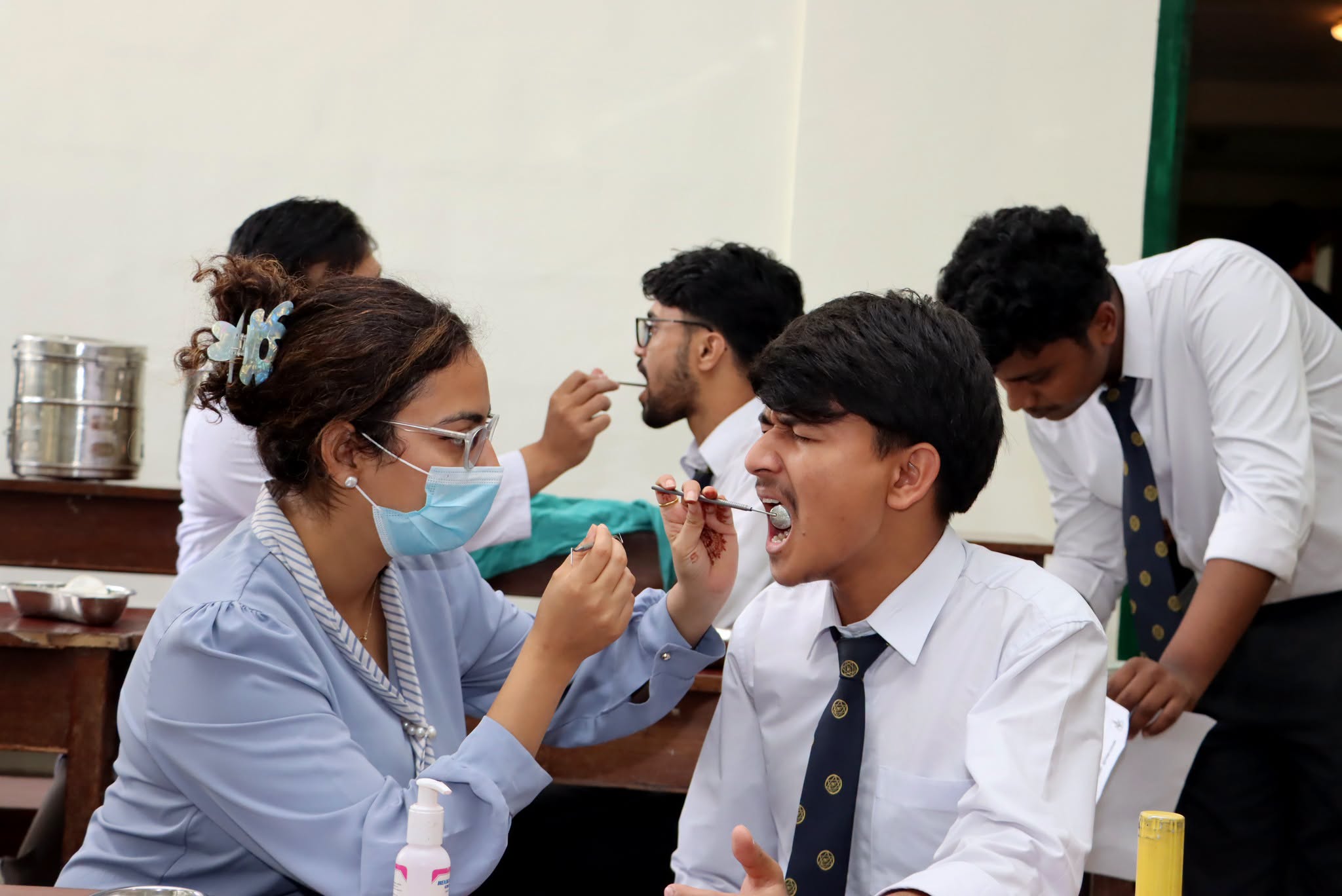 नेपाल इन्जिनियरिङ कलेजमा केएमसीको निःशुल्क स्वास्थ्य शिविर