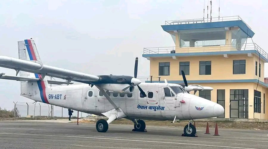 प्रतिकूल मौसमका कारण रेसुङ्गा विमानस्थलमा उडान प्रभावित