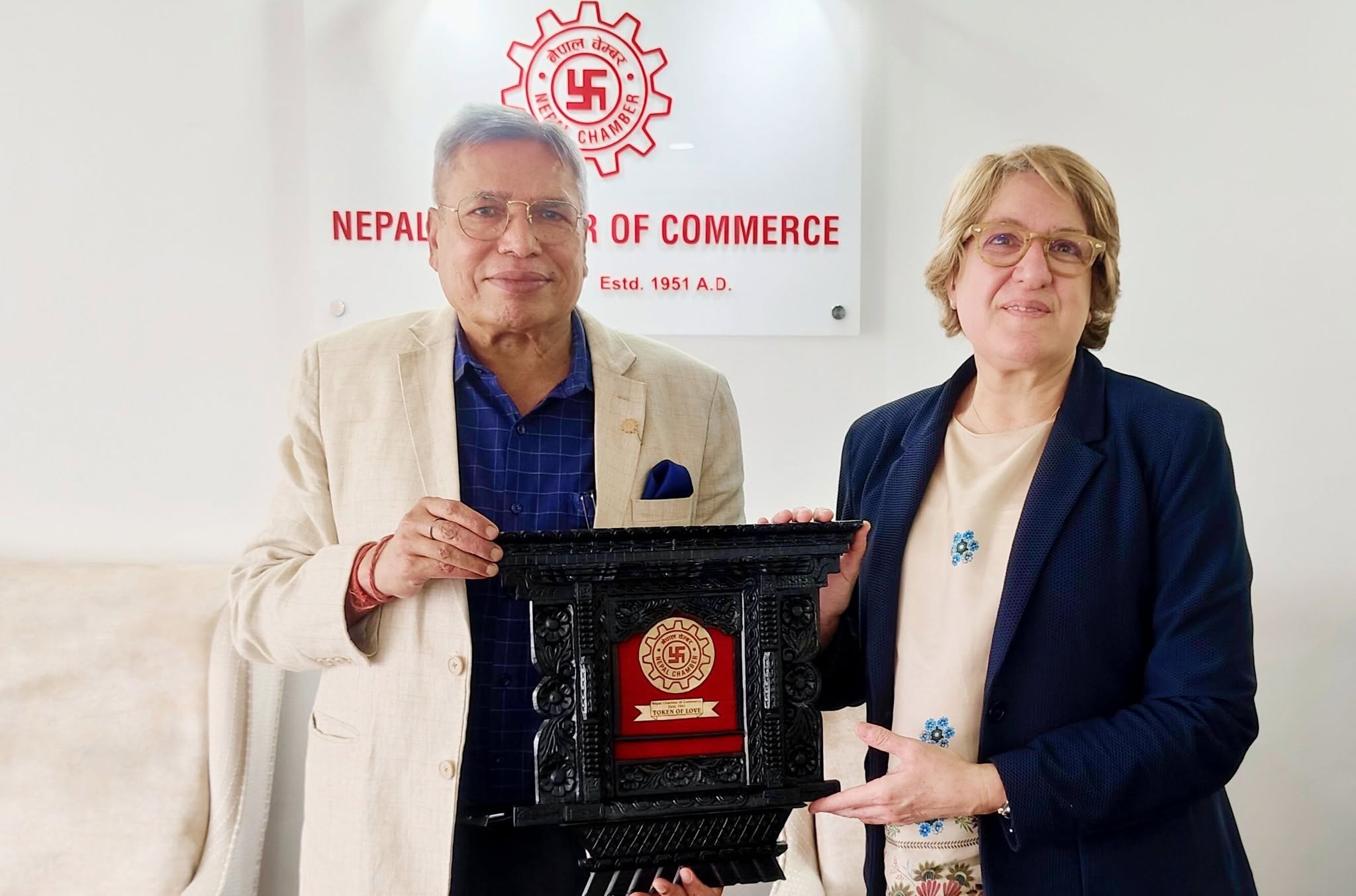 नेपाल चेम्बर र स्पेनिश चेम्बरबीच व्यापार तथा लगानी सहकार्य विस्तार गर्ने बारे छलफल