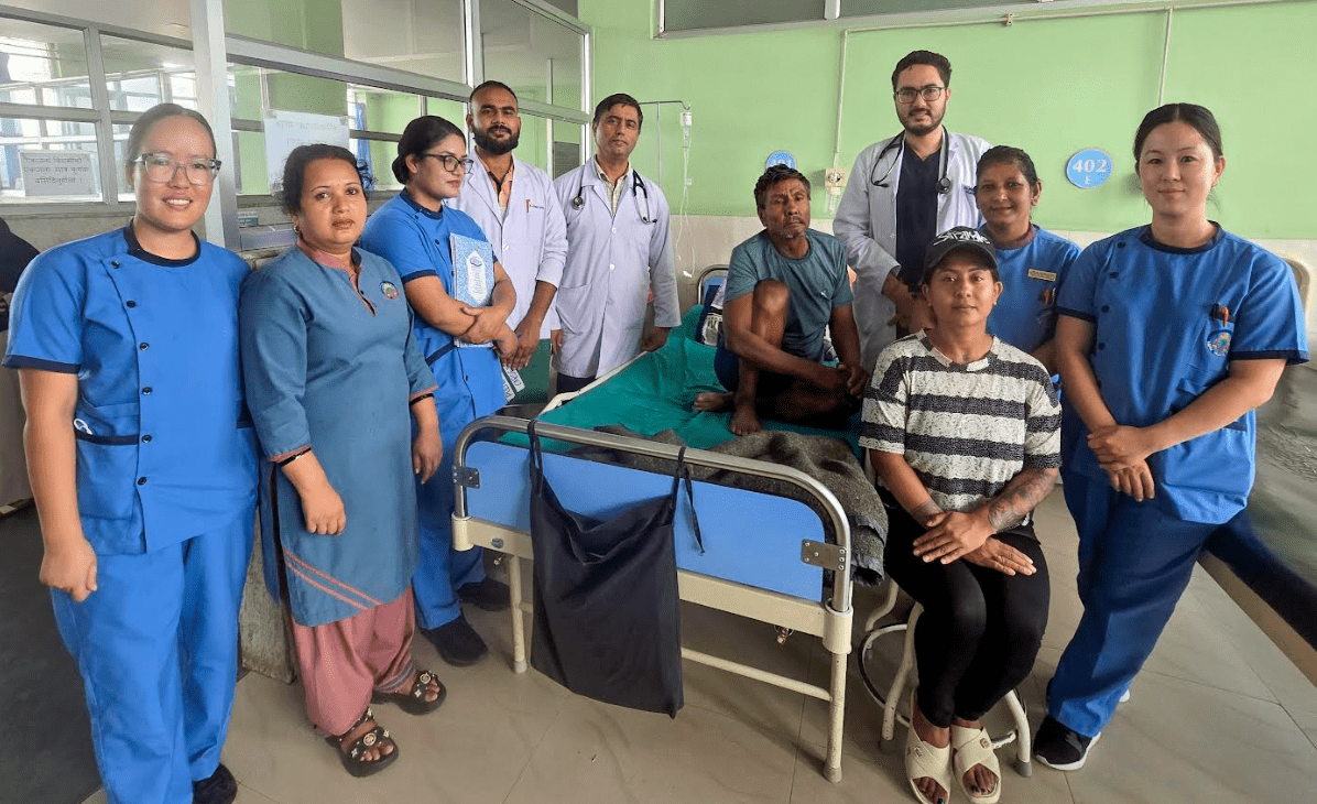 हर्ट अट्याकबाट अन्तिम अवस्थामा पुगेका बिरामीको नेपाल मेडिकल कलेजमा सफल उपचार