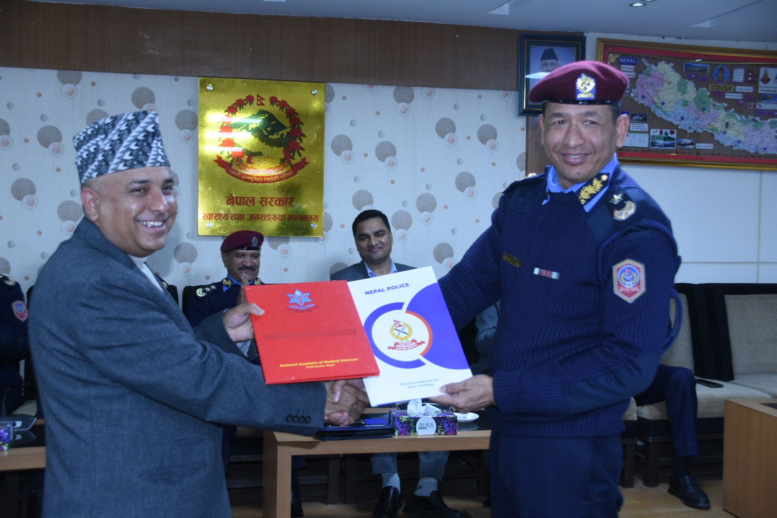 Nepal Police Hospital NAMS Agreement pic 1